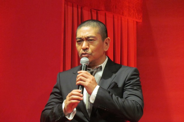 海外の人にも見てもらいたいと語る松本人志監督