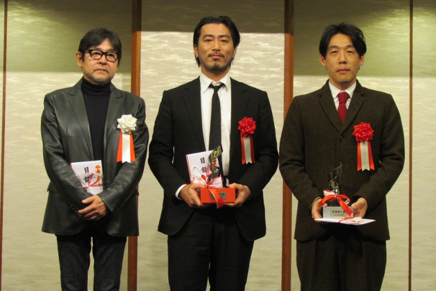 受賞の石川監督、長谷井監督、山上プロデューサー、おめでとうございます！